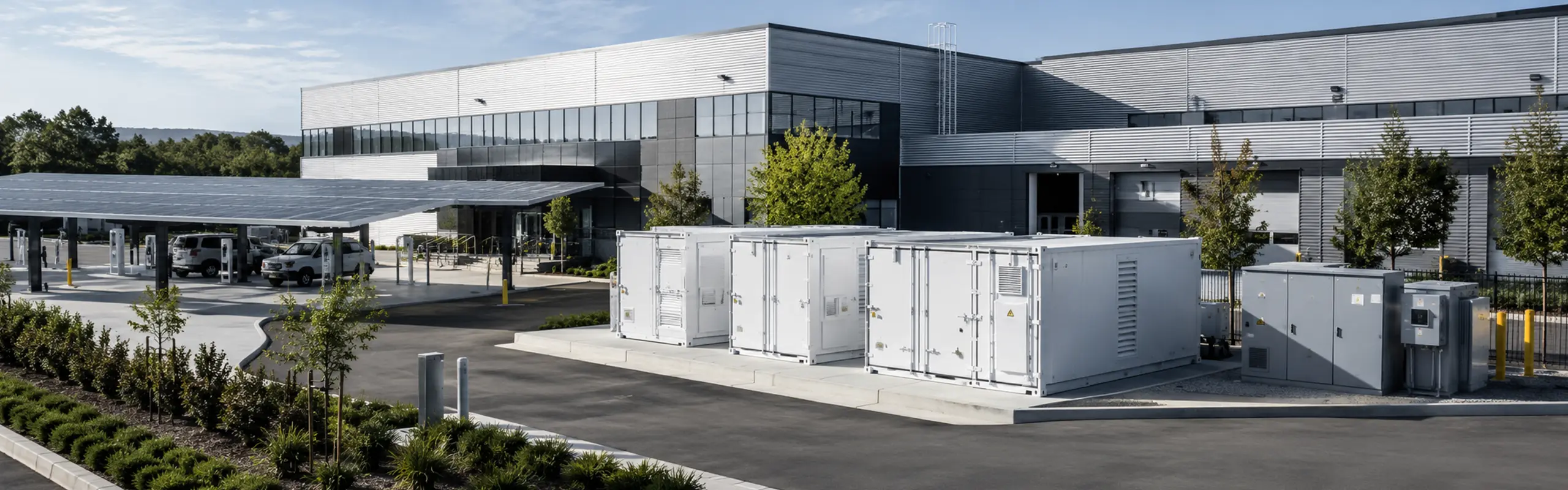 Commercial and industrial energy storage installation
