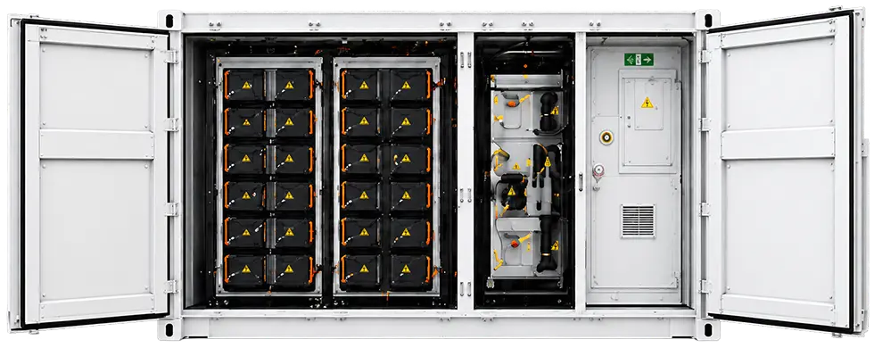 Liquid-cooled 20-foot energy storage container architecture