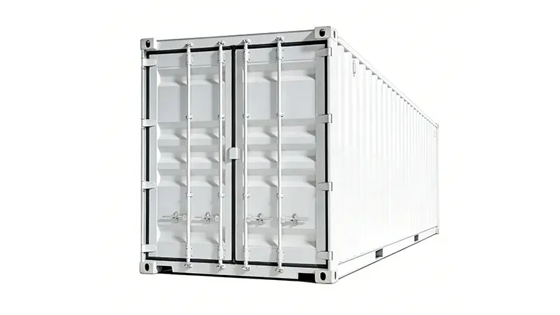 Solar shipping container base — ISO standard dimensions