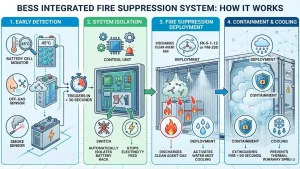 Beyond Compliance: Why Integrated Fire Suppression is the Backbone of Bankable Solar BESS Containers