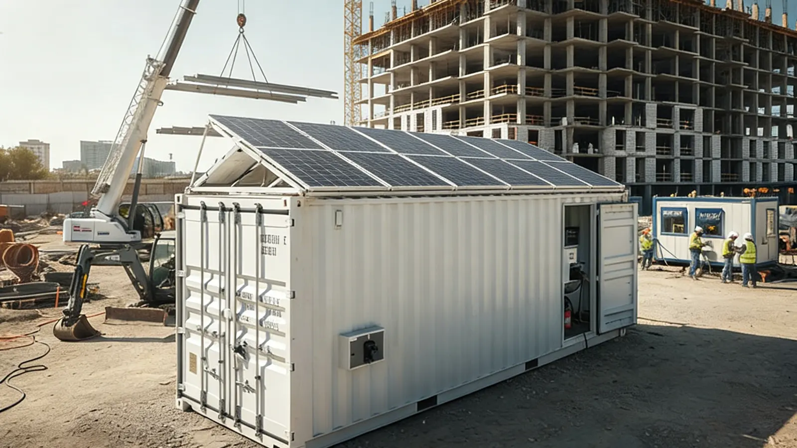 Beyond the Diesel Generator: Why We Built the Mobile Solar Power Container for Construction Sites
