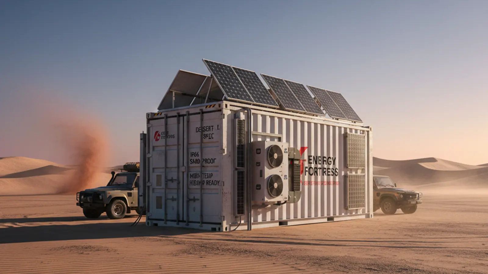Solar for the Sahara: Weatherproof Solar Containers for Extreme Environments