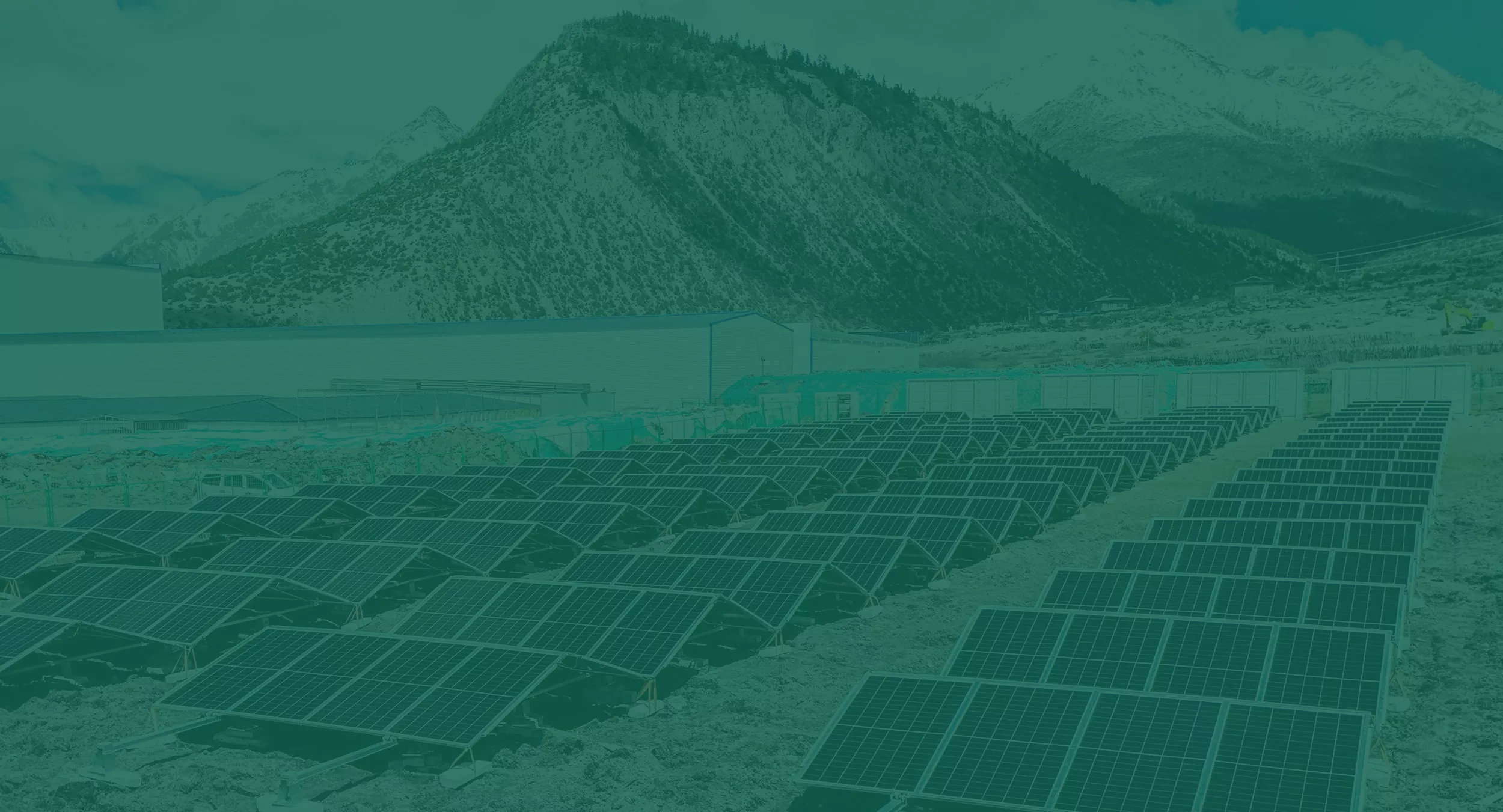 Solar panel container and solar shipping container in the field