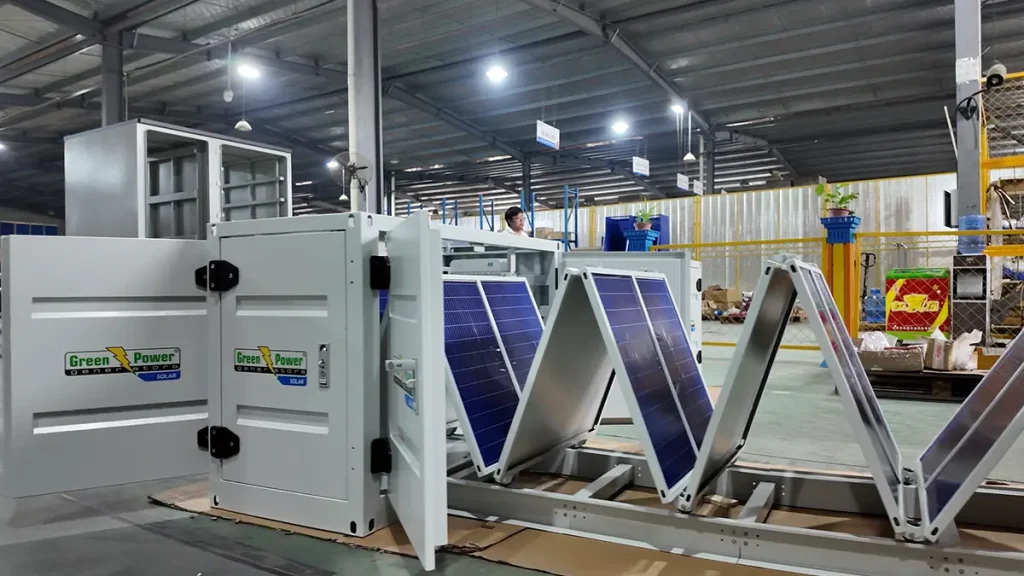 shipping container solar system HighJoule shipping container solar system