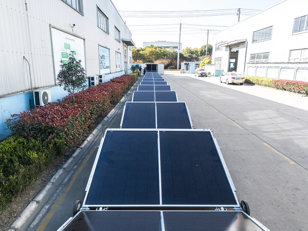 Ukraine Solar Container — 46kWp Foldable PV + 50kWh ESS — case image