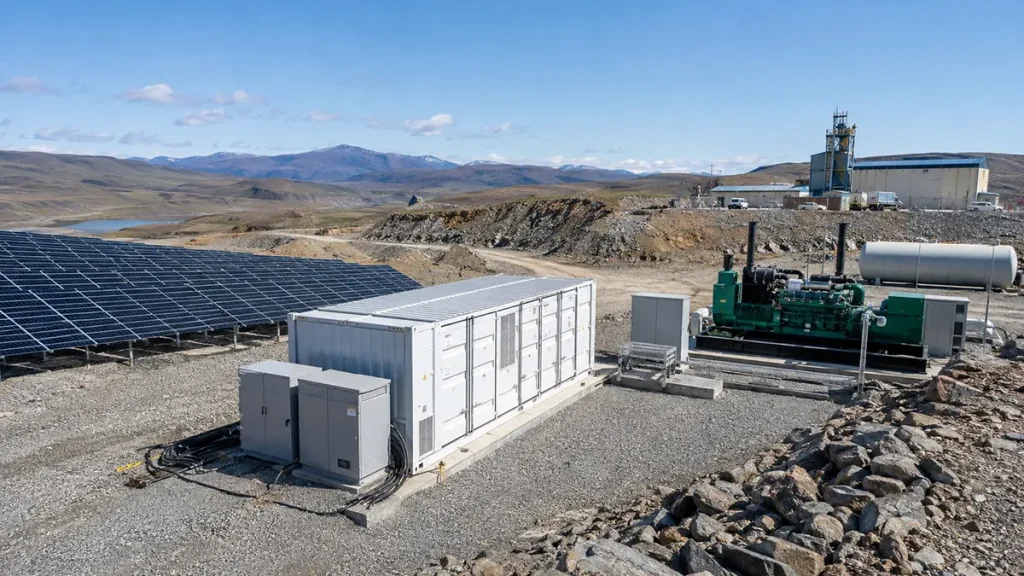 Gas Generator, Solar & BESS Integration for Remote Industrial Sites